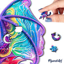 Puzzle En Bois Adulte - Dragon Vibrant