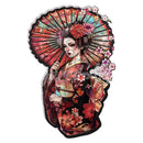 Puzzle En Bois Adulte - Geisha Et Ombrelle