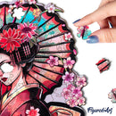 Puzzle En Bois Adulte - Geisha Et Ombrelle