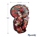 Puzzle En Bois Adulte - Geisha Et Ombrelle