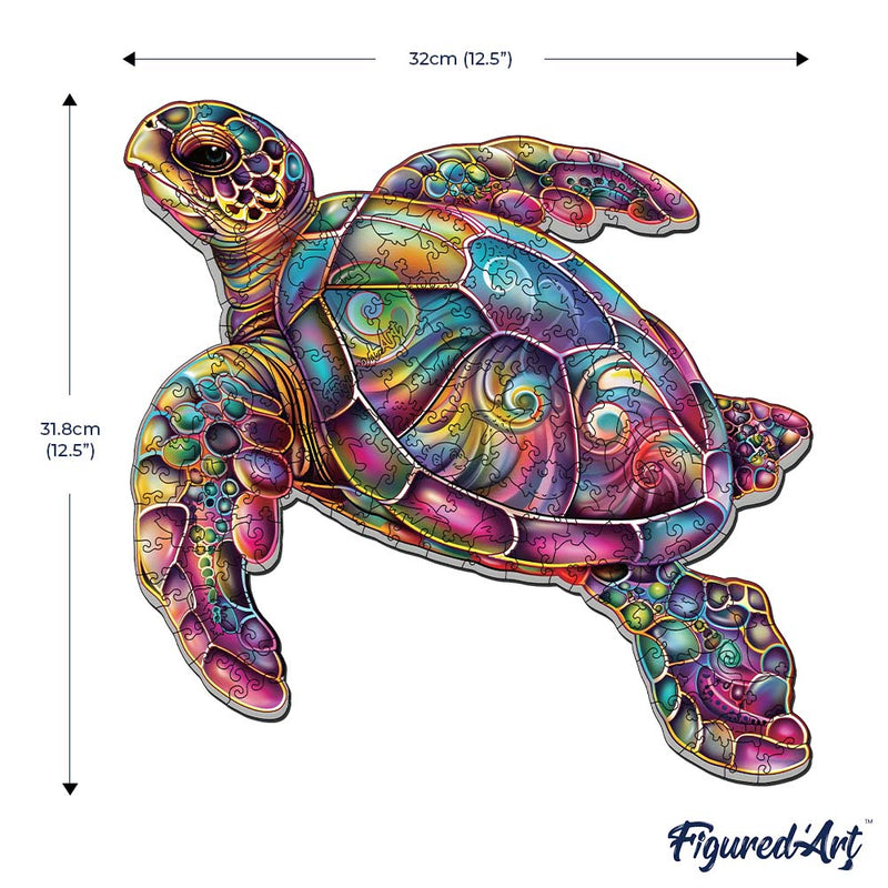 Puzzle En Bois Adulte - Tortue De Mer