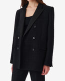 Veste De Tailleur En Tweed Adelaide - Black