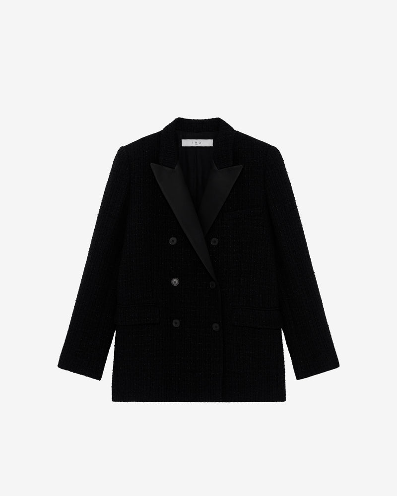 Veste De Tailleur En Tweed Adelaide - Black