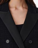 Veste De Tailleur En Tweed Adelaide - Black