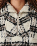 Blouson Camionneur Bika - Ecru/Black/Grey