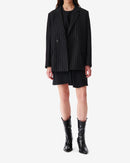 Veste De Tailleur À Rayures Donesi - Anthracite