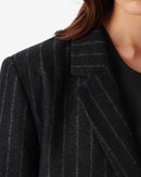 Veste De Tailleur À Rayures Donesi - Anthracite