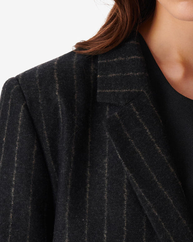 Veste De Tailleur À Rayures Donesi - Anthracite