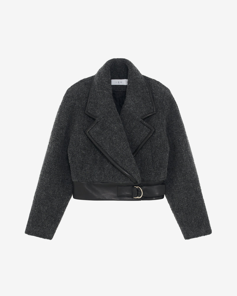 Blouson En Laine Mélangée Gumi - Anthracite