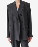 Veste De Tailleur En Laine Habana - Grey