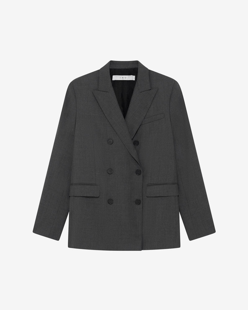 Veste De Tailleur En Laine Habana - Grey