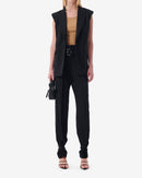 Veste Sans Manches En Laine Melita - Black