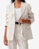 Veste De Tailleur En Laine Mella - Ecru