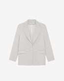 Veste De Tailleur En Laine Mella - Ecru