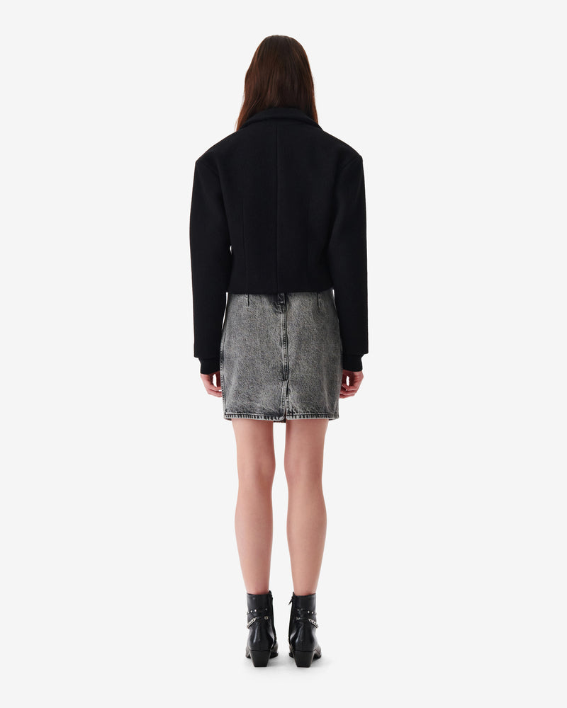 Veste De Tailleur Crop Ronnie - Black