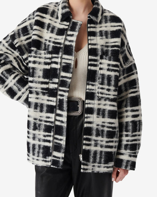 Surchemise À Carreaux Zachary - Black/Ecru