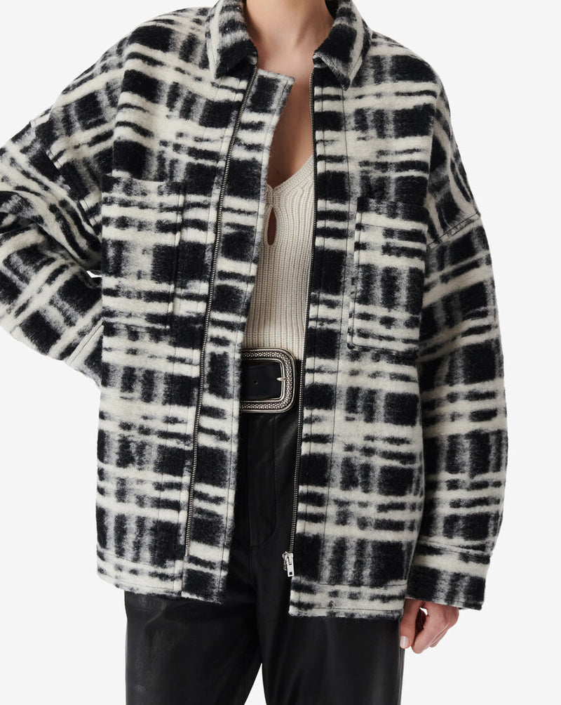 Surchemise À Carreaux Zachary - Black/Ecru