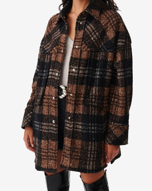 Surchemise À Carreaux Zahi - Black/Brown