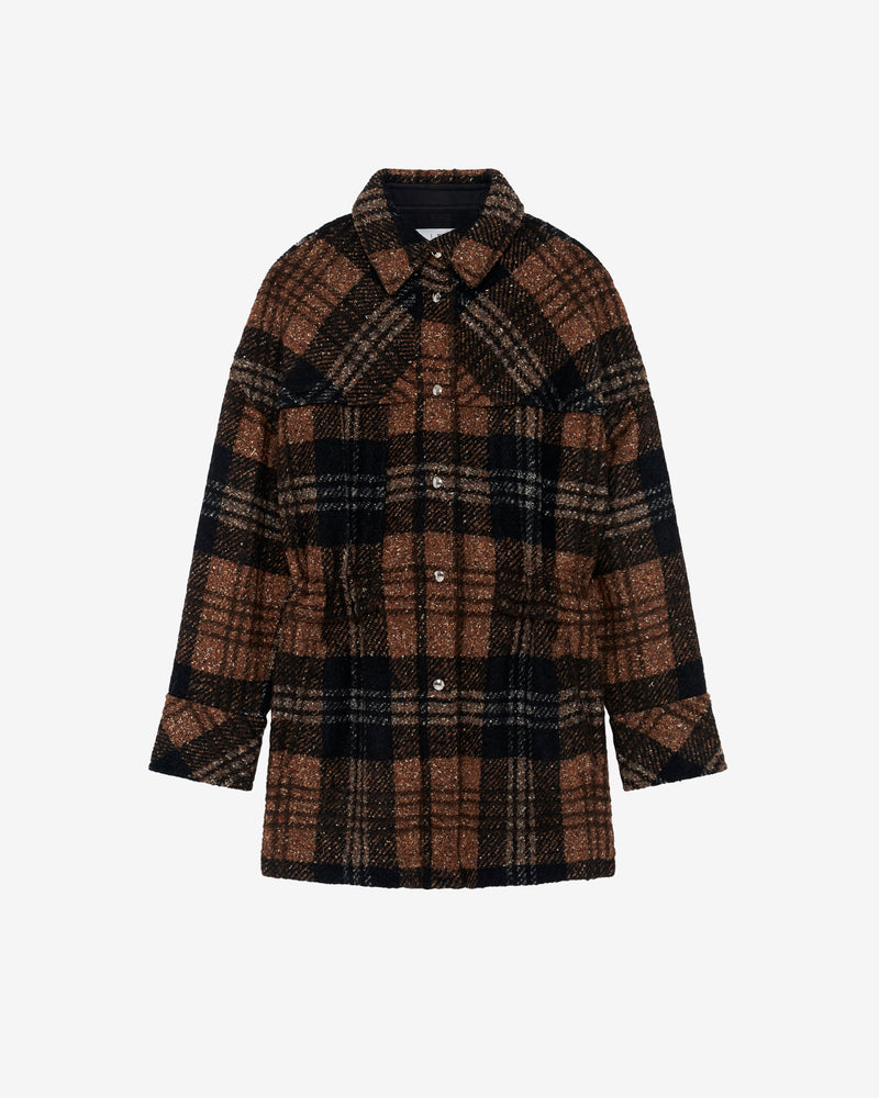 Surchemise À Carreaux Zahi - Black/Brown