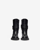 Boots En Cuir À Nœud Letizi - Black - Femme