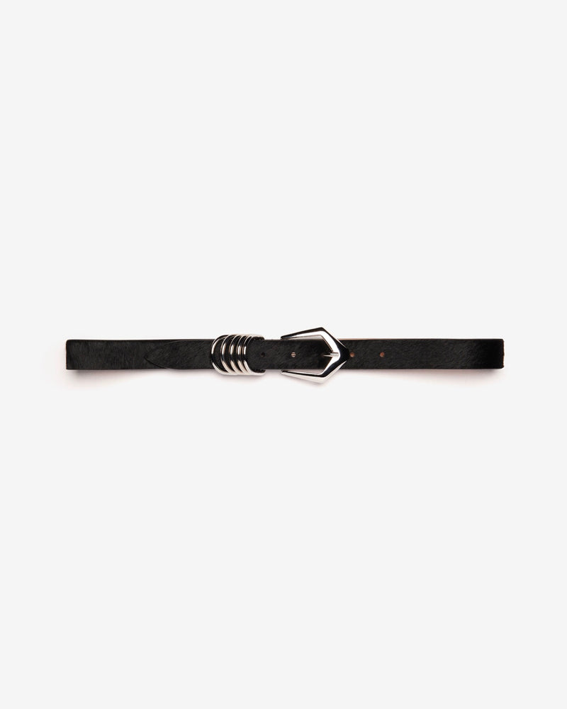 Ceinture En Cuir Sugar - Black Pony - Femme