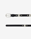 Ceinture En Cuir À Empiècements Tany - Black