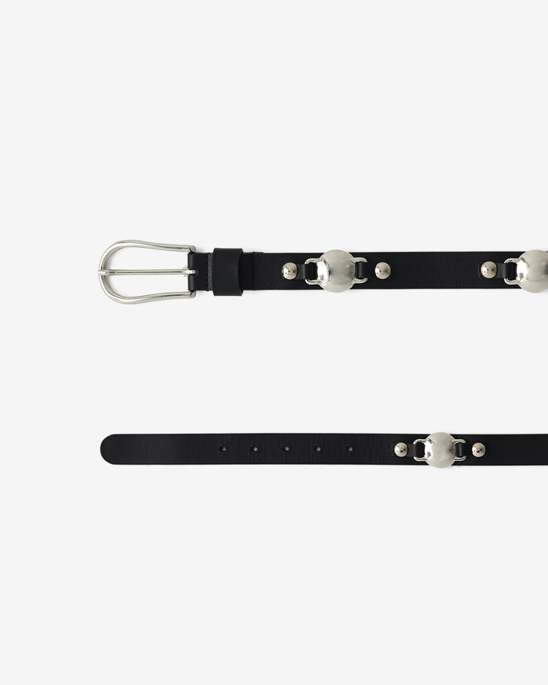 Ceinture En Cuir À Empiècements Tany - Black