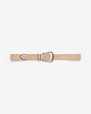 Ceinture En Cuir Dorsy - Beige - Femme