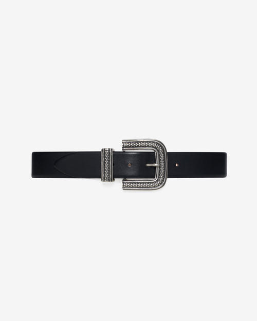Ceinture En Cuir Ovia - Black