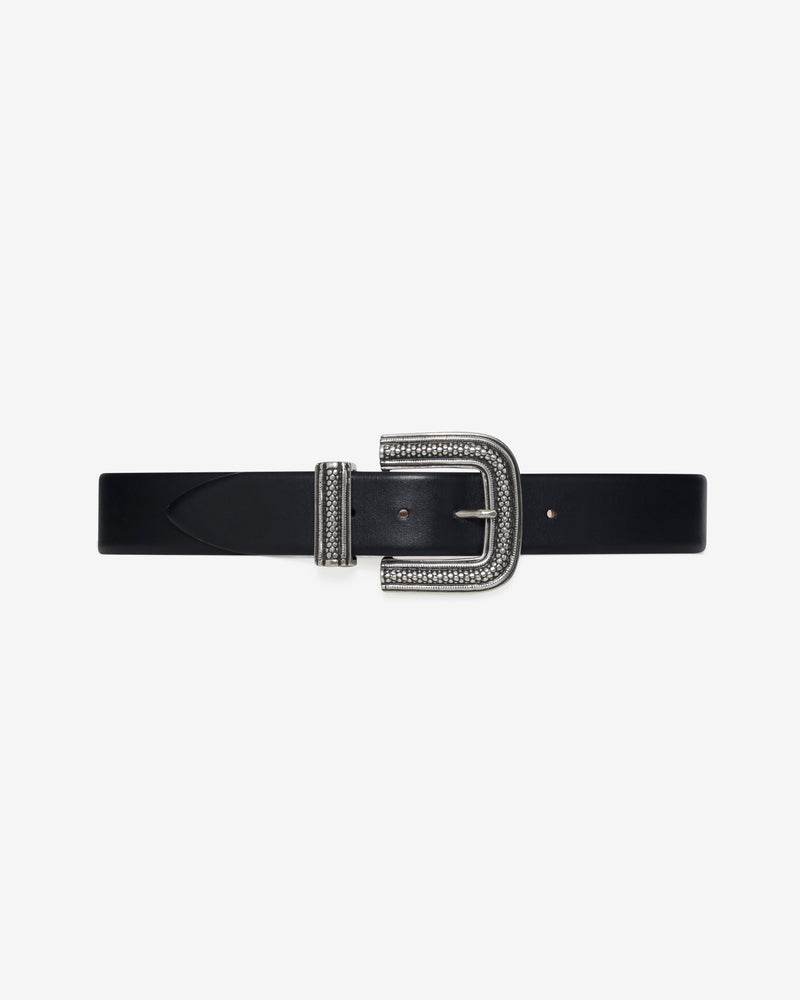 Ceinture En Cuir Ovia - Black