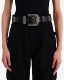 Ceinture En Cuir Ovia - Black