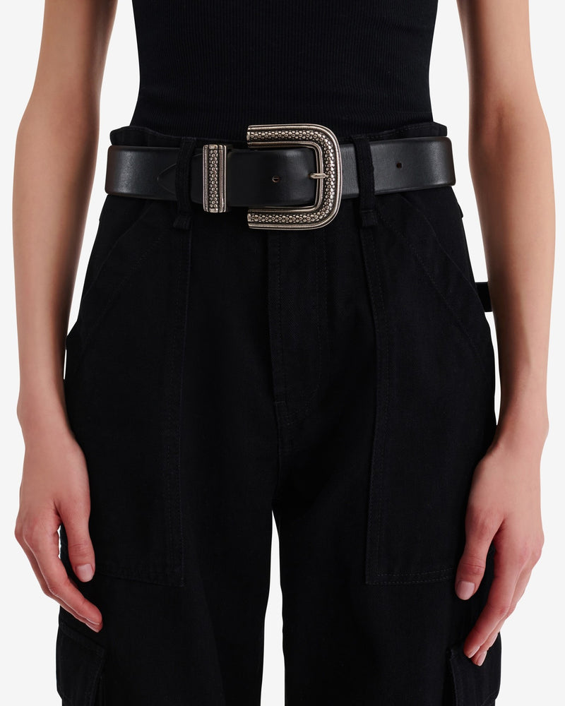Ceinture En Cuir Ovia - Black