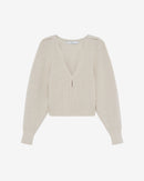 Pull Col V En Laine Adsila - Ecru/White