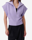 Pull Col Camionneur Avona - Lavender