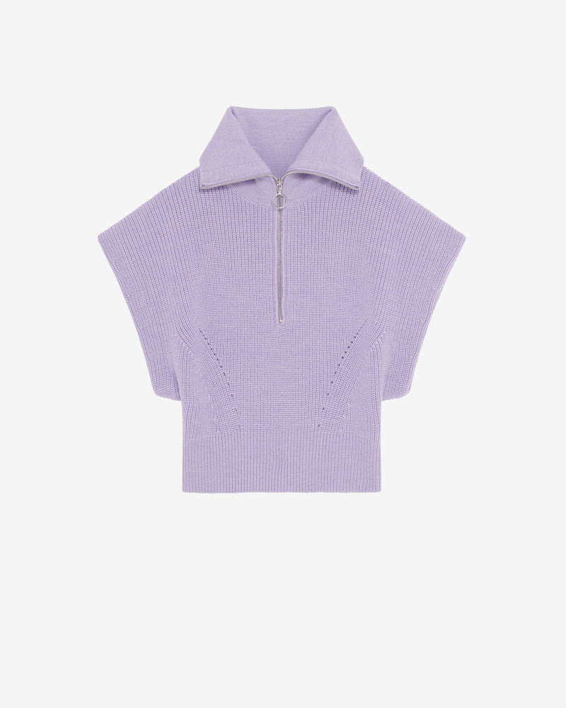 Pull Col Camionneur Avona - Lavender