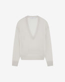 Pull Oversize Col V Haru - Cloudy White