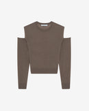 Pull Oversize À Découpes Hastin - Stone Grey