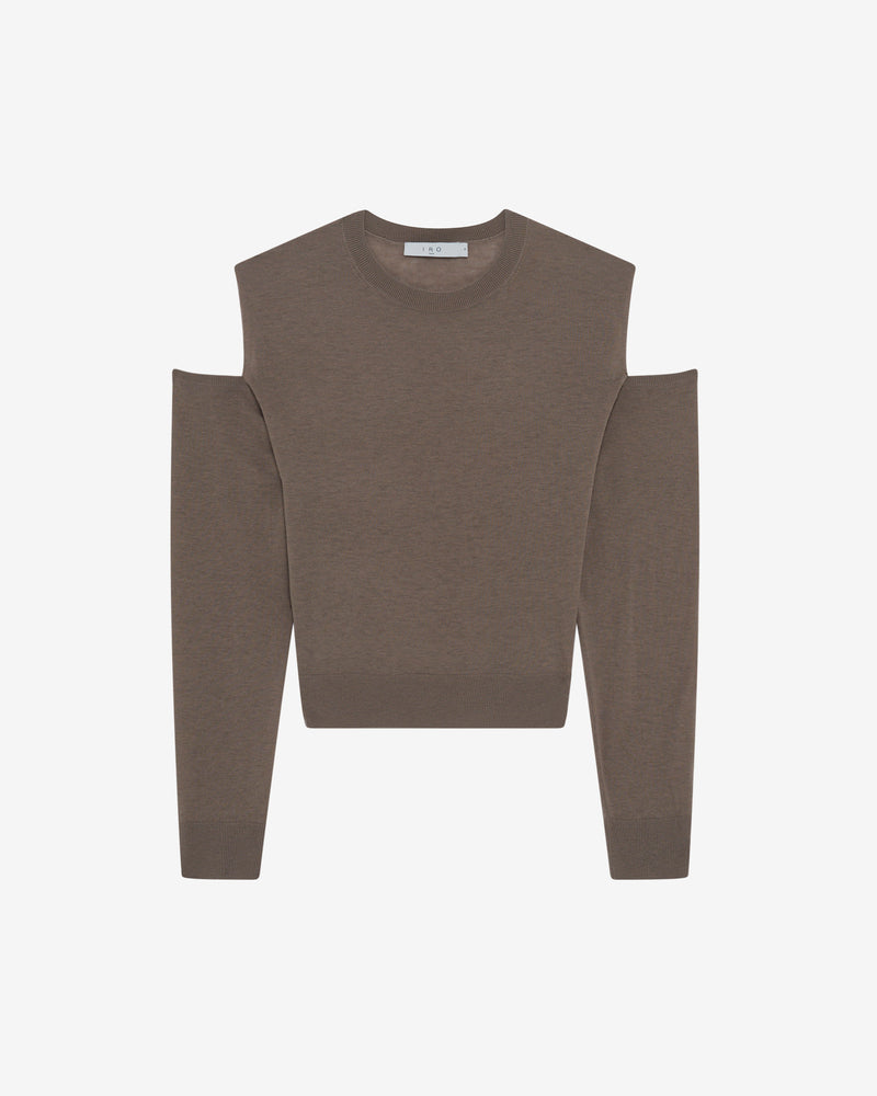 Pull Oversize À Découpes Hastin - Stone Grey