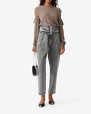 Pull Oversize À Découpes Hastin - Stone Grey