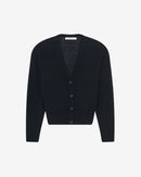 Gilet Oversize Col V Hawio - Black