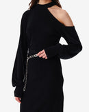 Pull Asymétrique À Découpe Heleni - Black