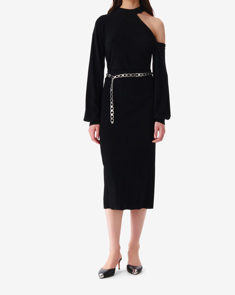 Pull Asymétrique À Découpe Heleni - Black