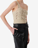 Pull Raccourci Asymétrique Malta - Light Grey