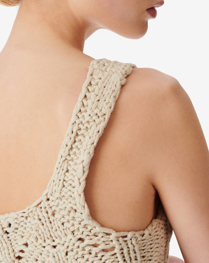 Pull Raccourci Asymétrique Malta - Light Grey