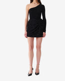 Pull Côtelé Asymétrique Sitala - Black