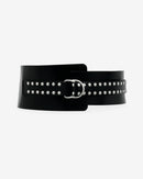 Ceinture En Cuir Reyna Studs - Black/ Studs