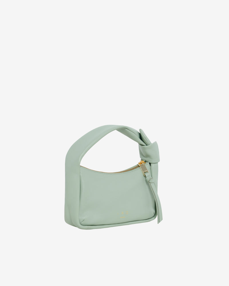 Sac En Cuir Noue Baby - Sage Green