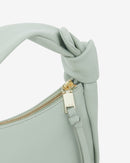 Sac En Cuir Noue Baby - Sage Green