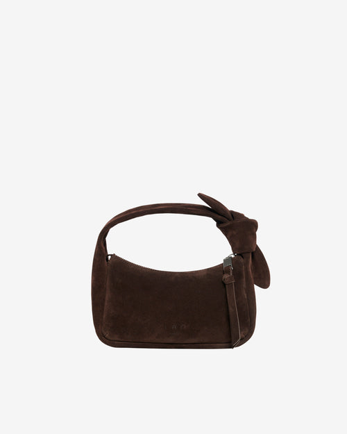 Sac En Cuir Noue Baby Suede - Cocoa