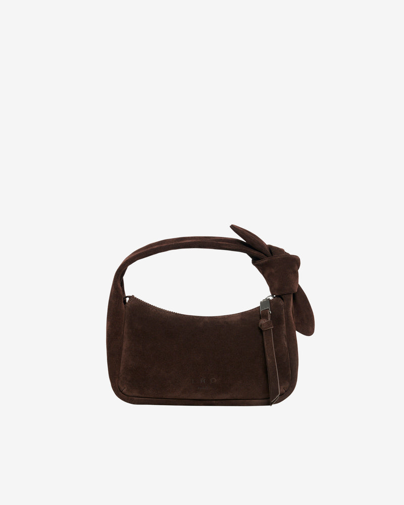 Sac En Cuir Noue Baby Suede - Cocoa